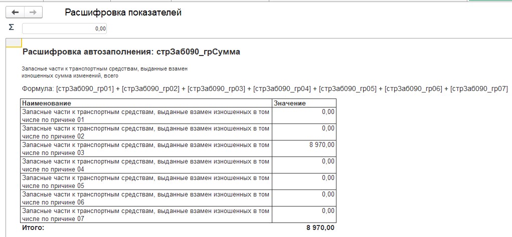 Отчет по забалансовым счетам 1с бгу