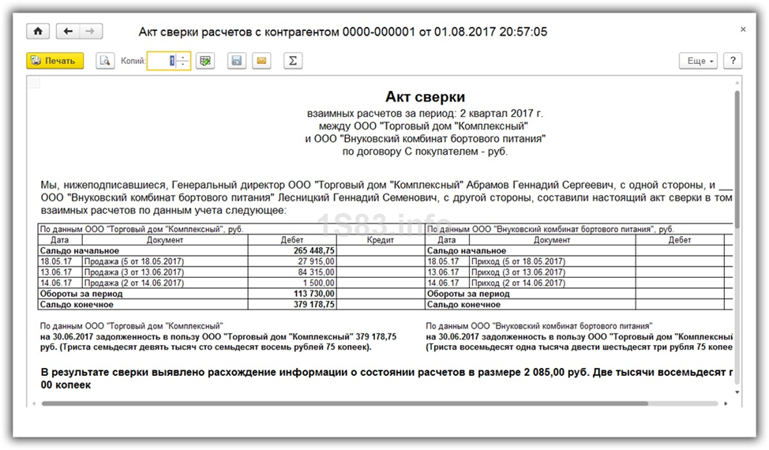 Зачем и как оформить акт сверки с контрагентом?